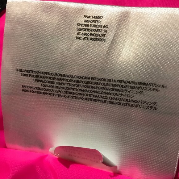 Spyder Girls Evar Winter Ski Jacket Size 16 - Picture 13 of 13